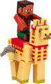 MINECRAFT Zvířátko natahovací set s postavičkou na klíček 4 druhy