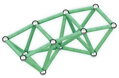 GEOMAG Glow 60 dílků ve tmě svítící Eko magnetická STAVEBNICE
