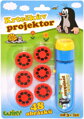KRTEK (Krteček) Mini projektor na baterie 48 snímků Světlo na kartě