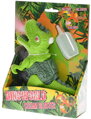 Dinosaurus s efekty 17cm vypouští páru na baterie Světlo Zvuk 2 barvy plast