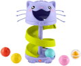 FISHER PRICE Baby kuličková dráha kočička věž + 5 kuliček pro miminko