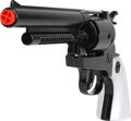 Dětská kapslovka kovbojský revolver kovový černý 12 ran na kapsle