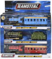 Teamsterz retro vlak kovový historický lokomotiva + vagón 3 druhy v krabici