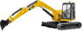 BRUDER 02456 (2456) Minibagr Caterpillar pásový funkční model 1:16 plast