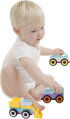 PLAYGRO Autíčka skládací set 3ks baby skládačka plast v krabici