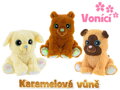 PLYŠ Pejsek baby sedící vonící 19-20cm 3 druhy *PLYŠOVÉ HRAČKY*