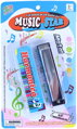 Harmonika foukací kovová 13cm set s papírovou krabičkou *HUDEBNÍ NÁSTROJE*