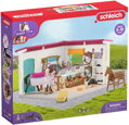 SCHLEICH Obchod pro koně herní set koník se 2 figurkami s doplňky plast