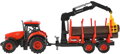 Traktor Zetor set s nakládacím ramenem na setrvačník na baterie Světlo Zvuk