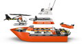 LEGO CITY Záchranný člun pobřežní hlídky a vrtulník 60504 STAVEBNICE