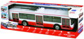 Trolejbus MHD 28cm česky hlásí zastávky funkční dveře na baterie Světlo Zvuk CZ