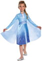 KARNEVAL Šaty Elsa Frozen vel. M (124-135cm) 7-8 let KOSTÝM