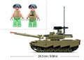 SLUBAN ARMY Bitevní tank M1 322 dílků + 2 figurky STAVEBNICE