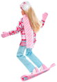 MATTEL BRB Panenka Barbie zimní sporty 4 druhy
