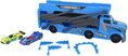 Auto tahač s vystřelovací dráhou herní set se 2 autíčky a doplňky