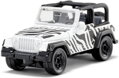 SIKU Auto Jeep Wrangler Safari černobílý kovový model 1546