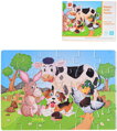 PUZZLE Zvířátka 24 dílků 25x18cm skládačka v krabici