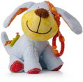 NINY PLYŠ Baby pejsek Ipo 21cm mazlící chrastítko s klipem pro miminko
