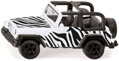 SIKU Auto Jeep Wrangler Safari černobílý kovový model 1546