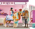 SCHLEICH Butik pro koně herní set koník se 2 figurkami s doplňky plast