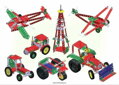 MERKUR Farmer set 241 dílků *KOVOVÁ STAVEBNICE*