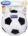 PLAYGRO PLYŠ Můj první fotbalový baby míč textilní s rolničkou pro miminko
