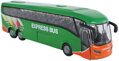 KIDS GLOBE Autobus kovový zpětný chod na baterie Světlo Zvuk