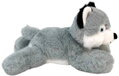 PLYŠ Pes Husky ležící 23cm Eco-line *PLYŠOVÉ HRAČKY*