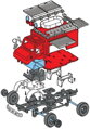 SEVA Monti System 16 Auto Mercedes Unimog FIRE BRIGADE MS16 0106-16
