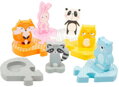 BIGJIGS TOYS DŘEVO Puzzle baby vkládací zvířátka 12 dílků