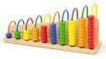 VIGA DŘEVO Počítání kuličkové počítadlo *DŘEVĚNÉ HRAČKY*
