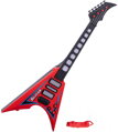 Kytara rocková elektrická 58cm na baterie Světlo Zvuk *HUDEBNÍ NÁSTROJE*