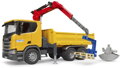BRUDER 03551 Auto nákladní Scania Super 560R s ramenem model 1:16 plast