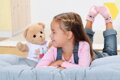 ZAPF BABY BORN Medvídek bílý obleček set s doplňky pro panenku PLYŠ