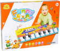 Pianko podlahové 73cm interaktivní baby dečka se zvířátky na baterie Zvuk
