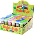 Bublifuk Čtyřlístek 50ml dětský bublifukovač s hrou ve víčku 4 druhy