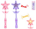 Hůlka kouzelná plastová na baterie Světlo Zvuk 2 barvy