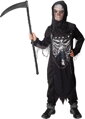 KARNEVAL Šaty Smrtka vel. S (105-116cm) 4-6 let *KOSTÝM*