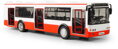 Autobus hlásí zastávky MHD Červený zpětný chod na baterie Světlo Zvuk CZ
