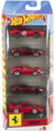 MATTEL HOT WHEELS Auto Ferrari kovový angličák set 5ks
