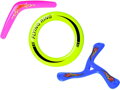 Sun Fun házecí venkovní set 2x bomerang + frisbee létající prstenec