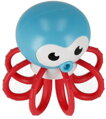 BAM BAM Baby Chobotnice 8cm chrastítko pro miminko plast na kartě