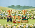 Sylvanian Families rodina žiraf set 4 figurky žirafí rodinka v krabici