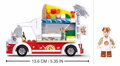SLUBAN Girls Dream Mobilní pizza stánek 156 dílků + 1 figurka STAVEBNICE