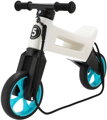 Odrážedlo FUNNY WHEELS Rider SuperSport 2v1 odstrkovadlo Bílé/Tyrkys sáček