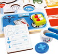 BINO DŘEVO Puzzle vkládací doktor 14 dílků 3D *DŘEVĚNÉ HRAČKY*
