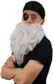 KARNEVAL Pirát set vousy šátek klapka na oko *KARNEVALOVÝ DOPLNĚK*