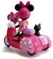 JADA IRC Scooter se sajdkárou set s figurkou Minnie Mouse na vysílačku na baterie