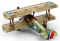 SLUBAN Model Bricks Letadlo Sopwith Camel S 293 dílků + figurka STAVEBNICE