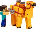 MINECRAFT Zvířátko natahovací set s postavičkou na klíček 4 druhy